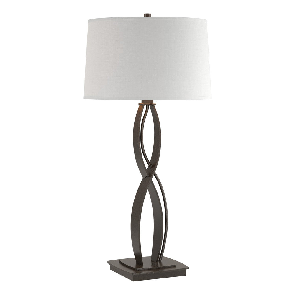 Hubbardton Forge - One Light Table Lamp - Almost Infinity - Oil Rubbed Bronze- Union Lighting Luminaires Decor