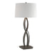 Hubbardton Forge - One Light Table Lamp - Almost Infinity - Natural Iron- Union Lighting Luminaires Decor