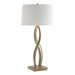 Hubbardton Forge - One Light Table Lamp - Almost Infinity - Soft Gold- Union Lighting Luminaires Decor