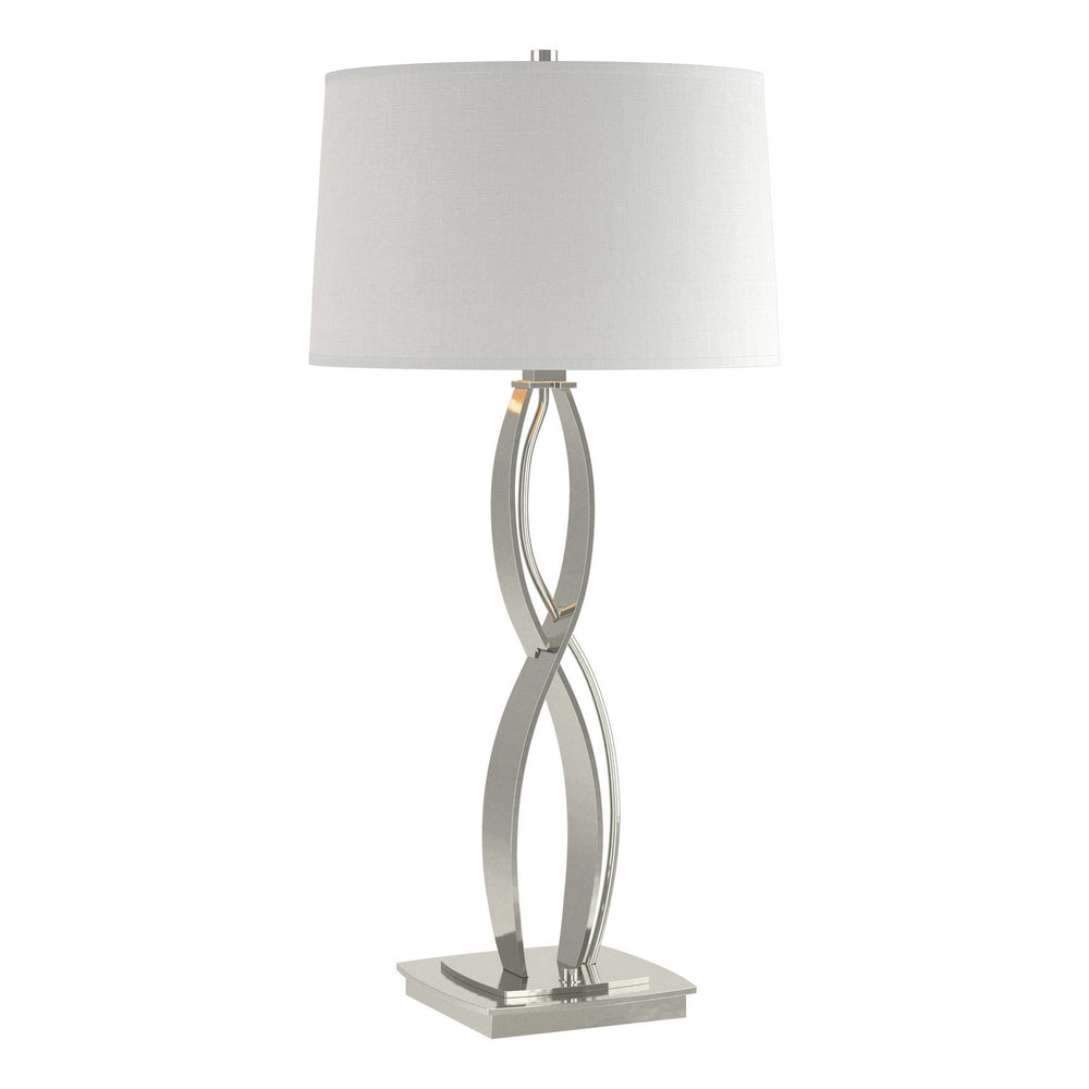 Hubbardton Forge - One Light Table Lamp - Almost Infinity - Sterling- Union Lighting Luminaires Decor