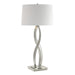 Hubbardton Forge - One Light Table Lamp - Almost Infinity - Sterling- Union Lighting Luminaires Decor