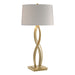 Hubbardton Forge - One Light Table Lamp - Almost Infinity - Modern Brass- Union Lighting Luminaires Decor