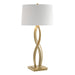 Hubbardton Forge - One Light Table Lamp - Almost Infinity - Modern Brass- Union Lighting Luminaires Decor
