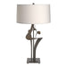 Hubbardton Forge - One Light Table Lamp - Antasia - Dark Smoke- Union Lighting Luminaires Decor