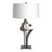 Hubbardton Forge - One Light Table Lamp - Antasia - Dark Smoke- Union Lighting Luminaires Decor
