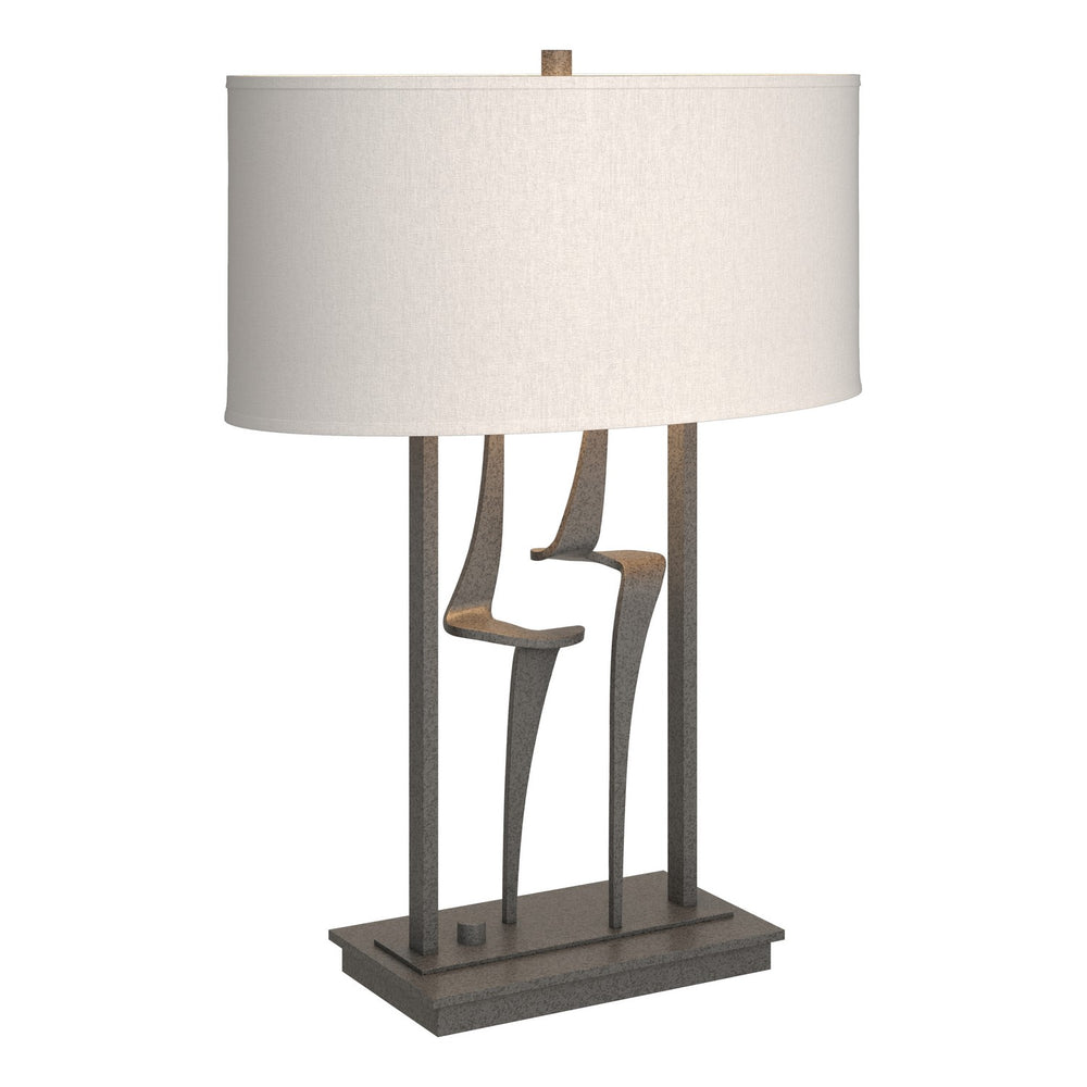 Hubbardton Forge - One Light Table Lamp - Antasia - Natural Iron- Union Lighting Luminaires Decor