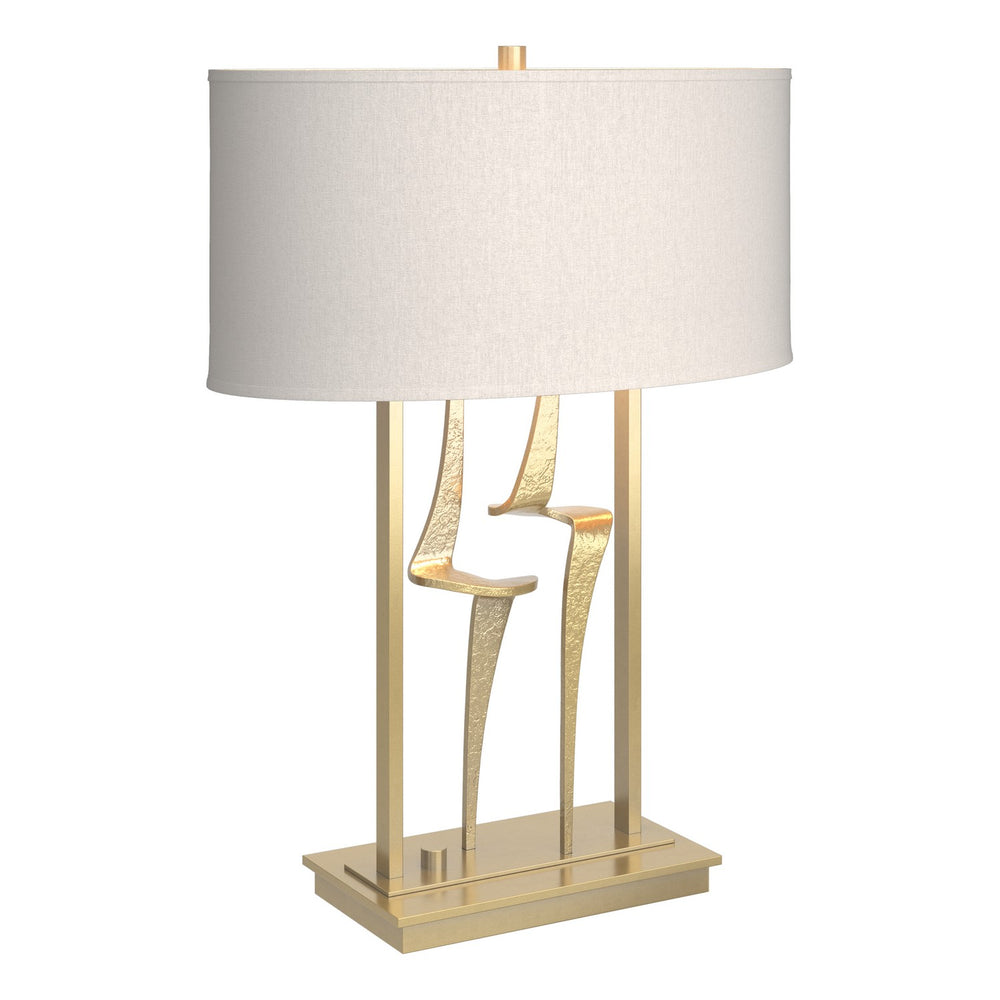 Hubbardton Forge - One Light Table Lamp - Antasia - Modern Brass- Union Lighting Luminaires Decor