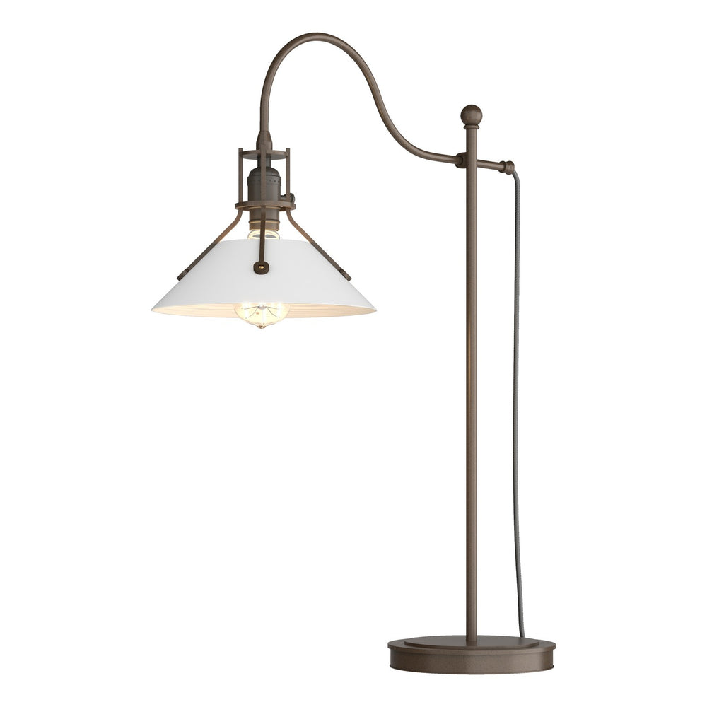 Hubbardton Forge - One Light Table Lamp - Henry - Bronze- Union Lighting Luminaires Decor