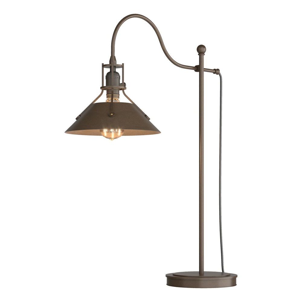Hubbardton Forge - One Light Table Lamp - Henry - Bronze- Union Lighting Luminaires Decor