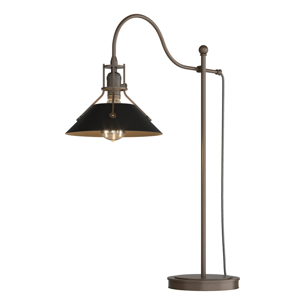 Hubbardton Forge - One Light Table Lamp - Henry - Bronze- Union Lighting Luminaires Decor