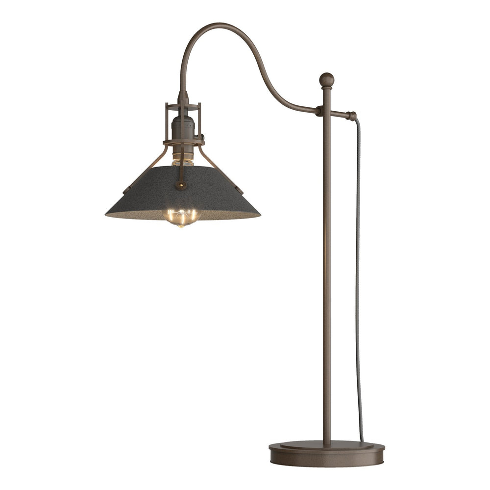 Hubbardton Forge - One Light Table Lamp - Henry - Bronze- Union Lighting Luminaires Decor
