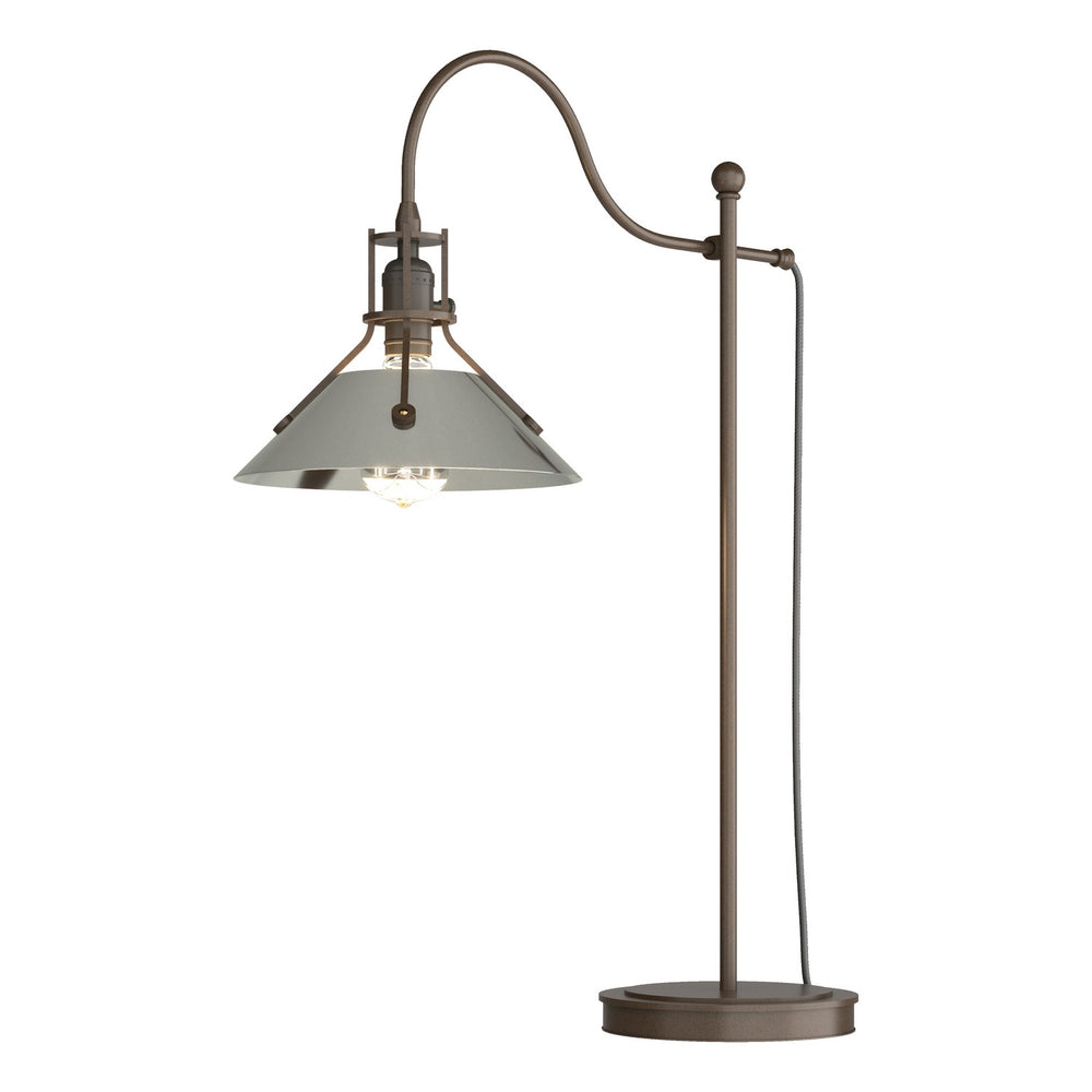 Hubbardton Forge - One Light Table Lamp - Henry - Bronze- Union Lighting Luminaires Decor