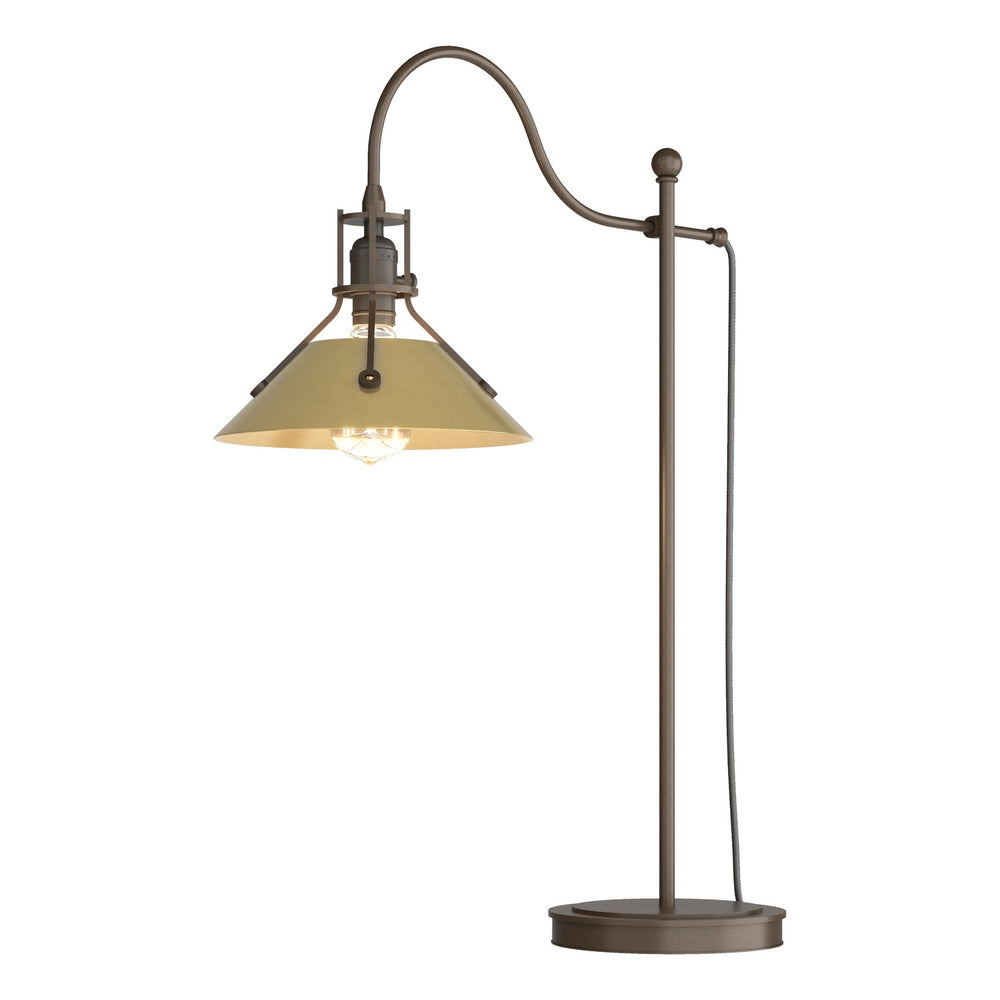 Hubbardton Forge - One Light Table Lamp - Henry - Bronze- Union Lighting Luminaires Decor