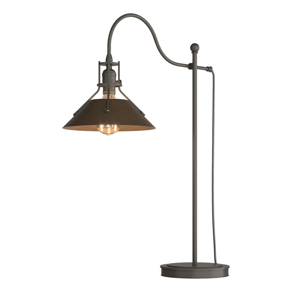 Hubbardton Forge - One Light Table Lamp - Henry - Dark Smoke- Union Lighting Luminaires Decor