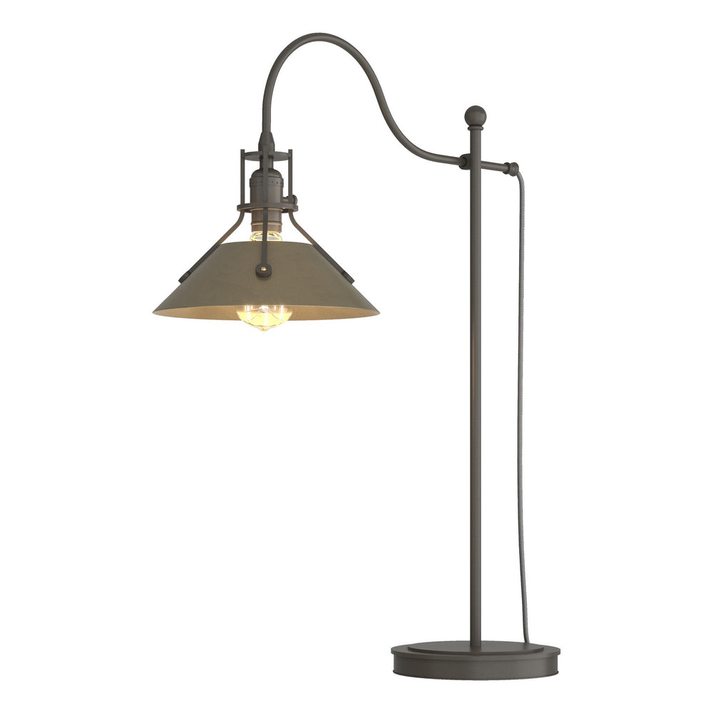 Hubbardton Forge - One Light Table Lamp - Henry - Dark Smoke- Union Lighting Luminaires Decor