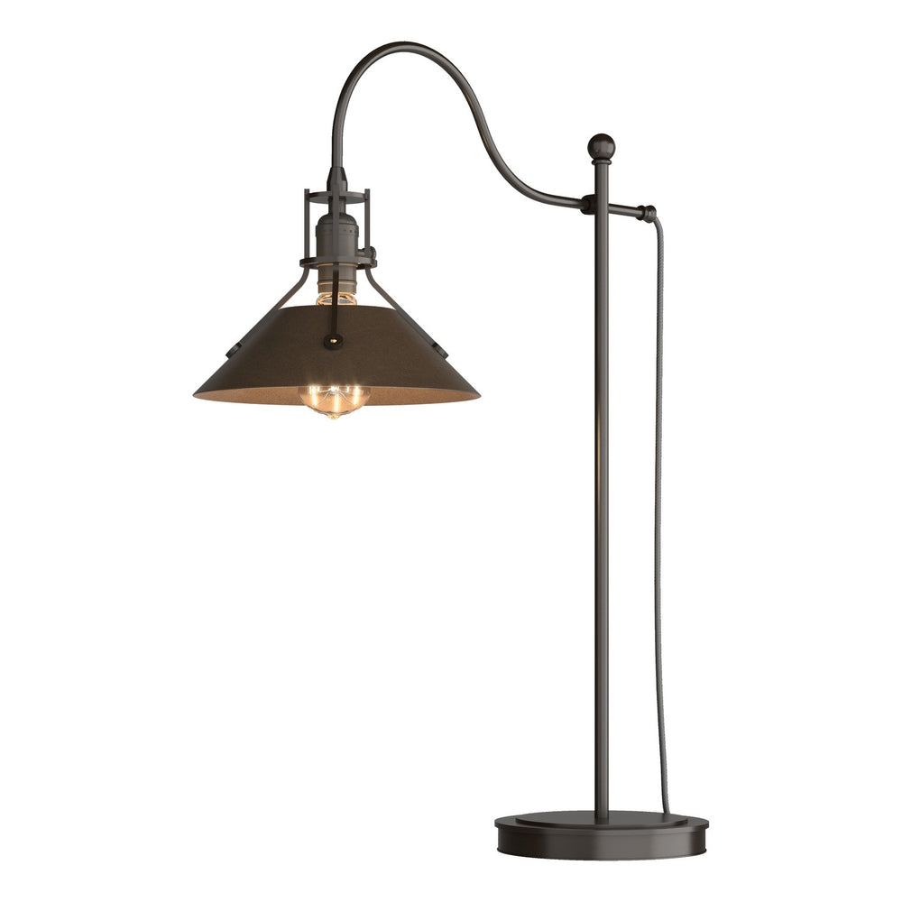 Hubbardton Forge - One Light Table Lamp - Henry - Oil Rubbed Bronze- Union Lighting Luminaires Decor