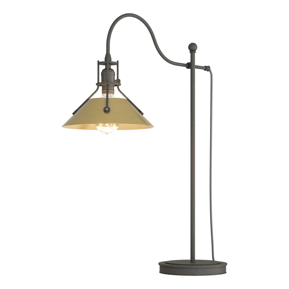 Hubbardton Forge - One Light Table Lamp - Henry - Natural Iron- Union Lighting Luminaires Decor