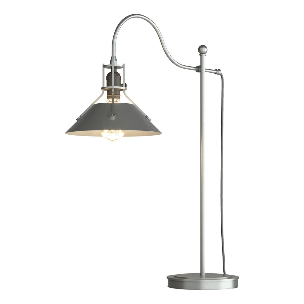 Hubbardton Forge - One Light Table Lamp - Henry - Vintage Platinum- Union Lighting Luminaires Decor