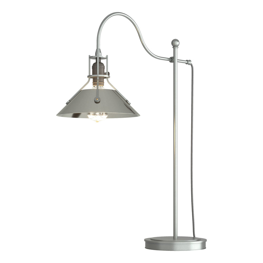Hubbardton Forge - One Light Table Lamp - Henry - Vintage Platinum- Union Lighting Luminaires Decor