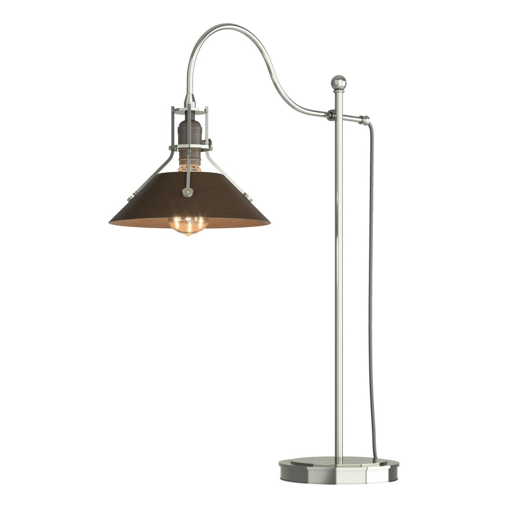 Hubbardton Forge - One Light Table Lamp - Henry - Sterling- Union Lighting Luminaires Decor