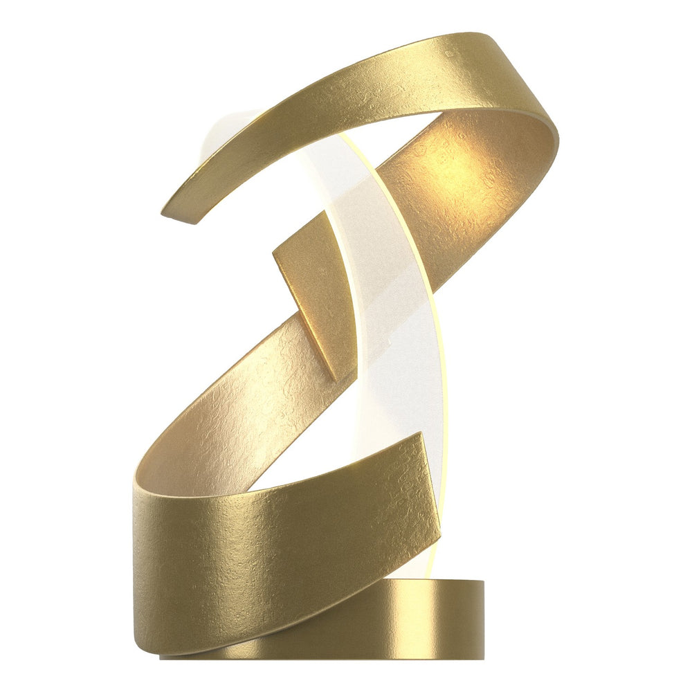 Hubbardton Forge - LED Table Lamp - Encounter - Modern Brass- Union Lighting Luminaires Decor