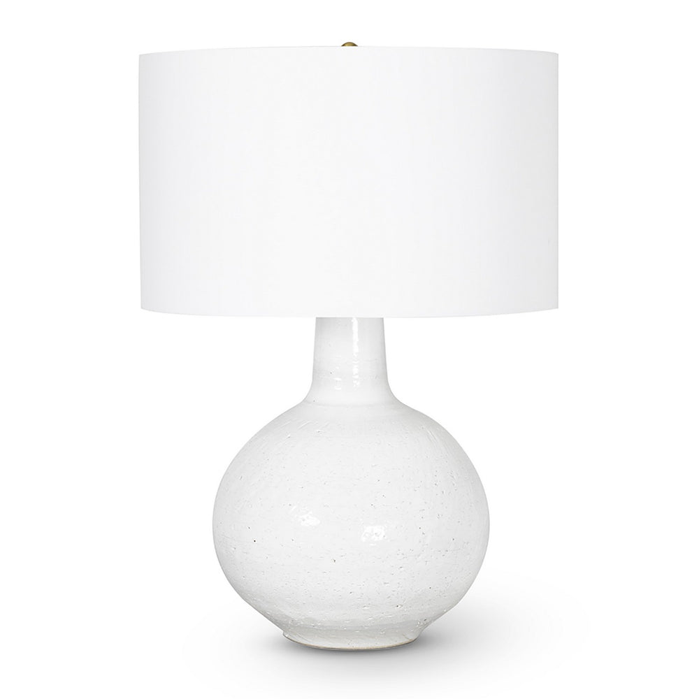 Regina Andrew - One Light Table Lamp - Clemente - White- Union Lighting Luminaires Decor