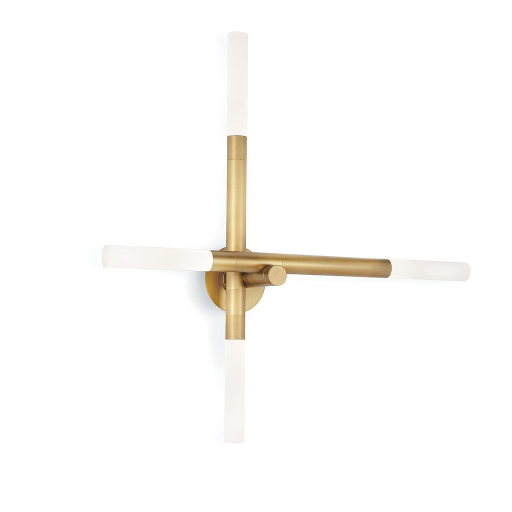 Regina Andrew Canada - Four Light Wall Sconce - Cass - Natural Brass- Union Lighting Luminaires Decor