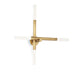 Regina Andrew Canada - Four Light Wall Sconce - Cass - Natural Brass- Union Lighting Luminaires Decor