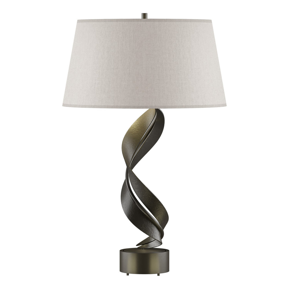 Hubbardton Forge - One Light Table Lamp - Folio - Dark Smoke- Union Lighting Luminaires Decor