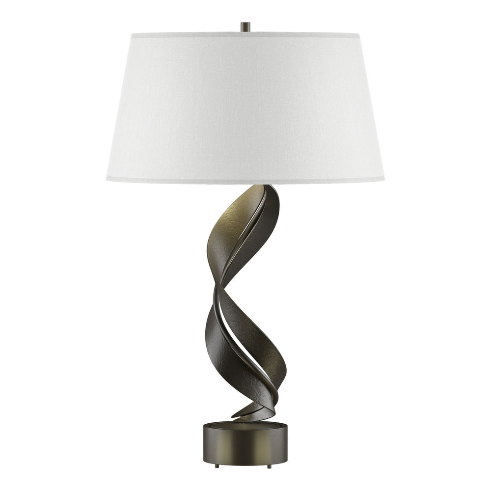 Hubbardton Forge - One Light Table Lamp - Folio - Dark Smoke- Union Lighting Luminaires Decor