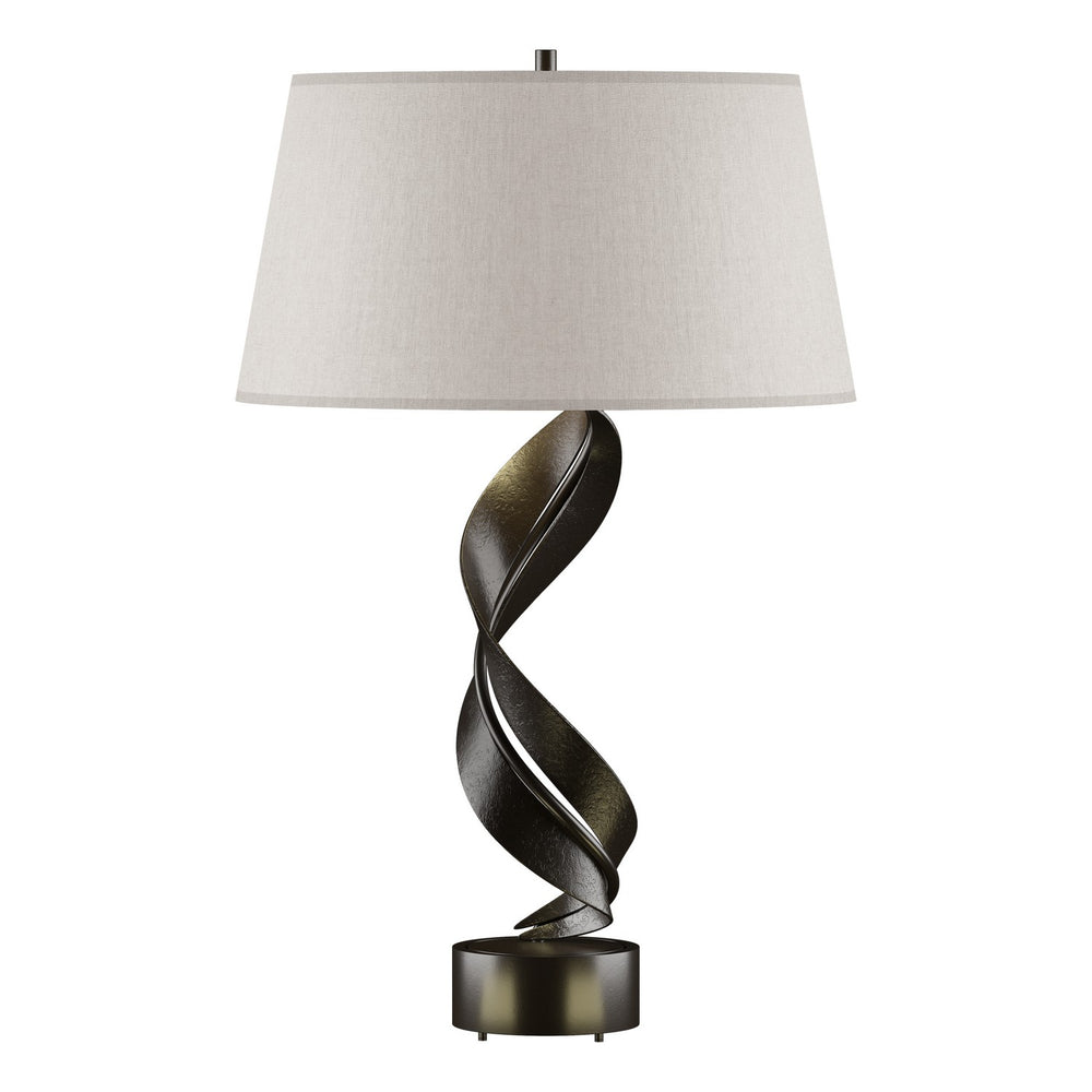 Hubbardton Forge - One Light Table Lamp - Folio - Oil Rubbed Bronze- Union Lighting Luminaires Decor
