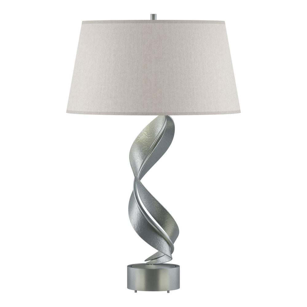 Hubbardton Forge - One Light Table Lamp - Folio - Vintage Platinum- Union Lighting Luminaires Decor