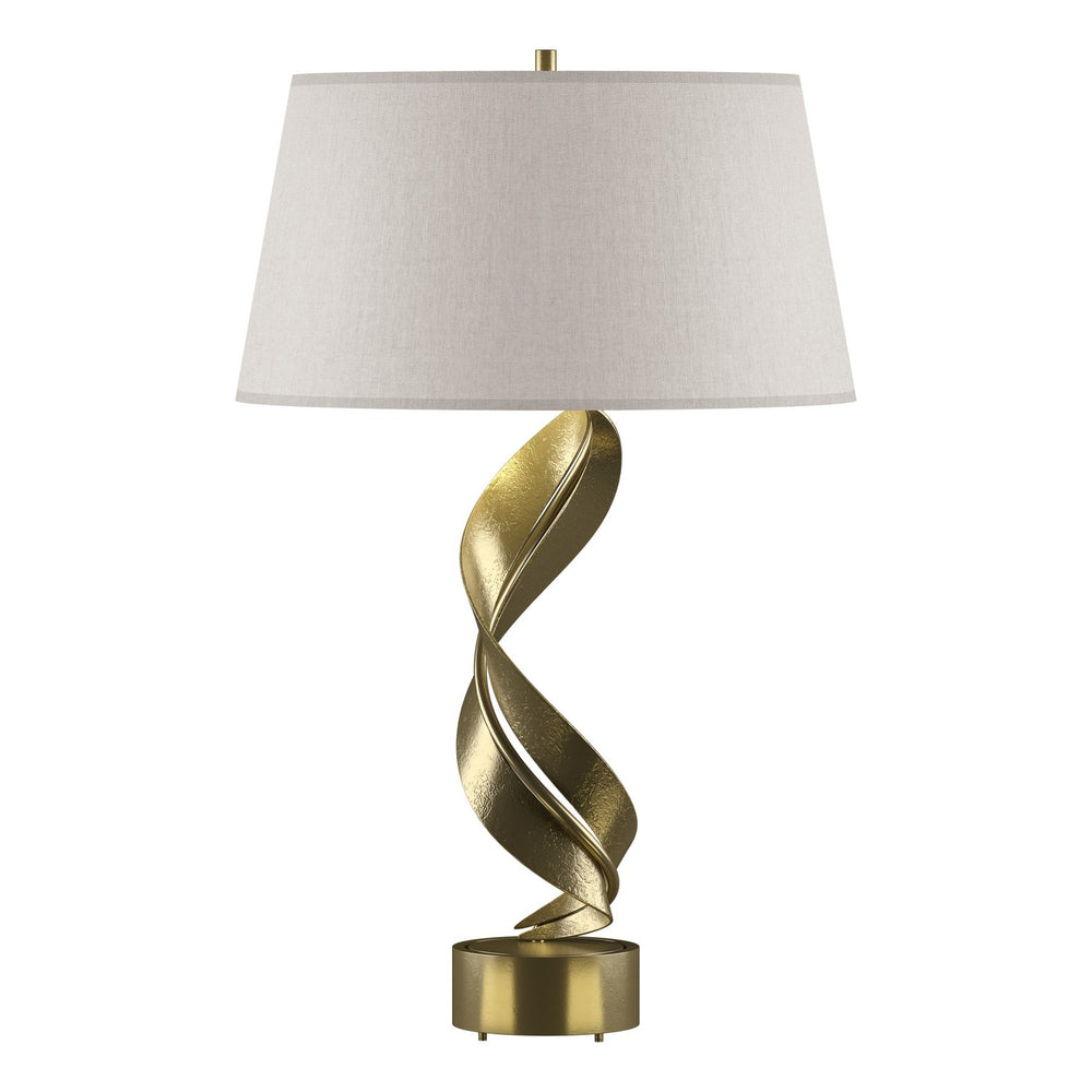 Hubbardton Forge - One Light Table Lamp - Folio - Modern Brass- Union Lighting Luminaires Decor