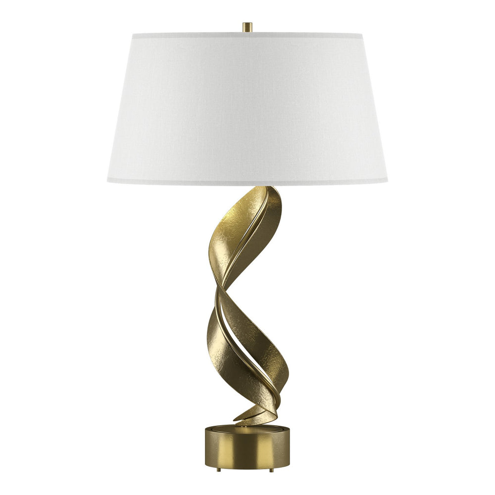 Hubbardton Forge - One Light Table Lamp - Folio - Modern Brass- Union Lighting Luminaires Decor