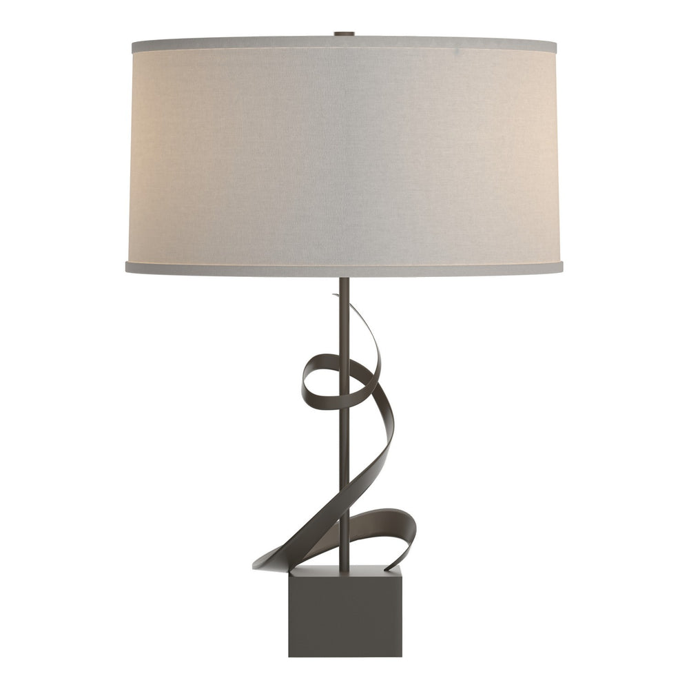 Hubbardton Forge - One Light Table Lamp - Gallery - Dark Smoke- Union Lighting Luminaires Decor