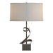 Hubbardton Forge - One Light Table Lamp - Gallery - Dark Smoke- Union Lighting Luminaires Decor