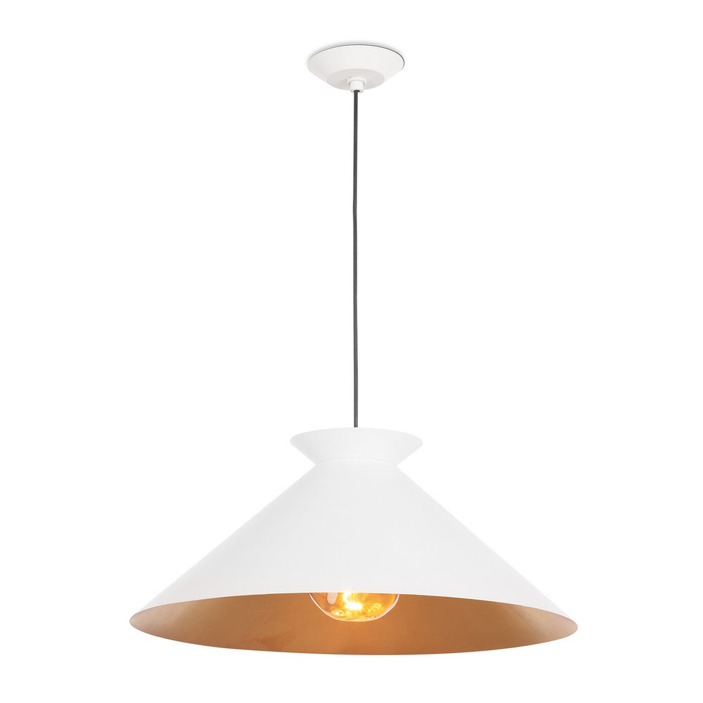 Regina Andrew Canada - One Light Pendant - Viggo - White- Union Lighting Luminaires Decor