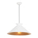 Regina Andrew Canada - One Light Pendant - Viggo - White- Union Lighting Luminaires Decor