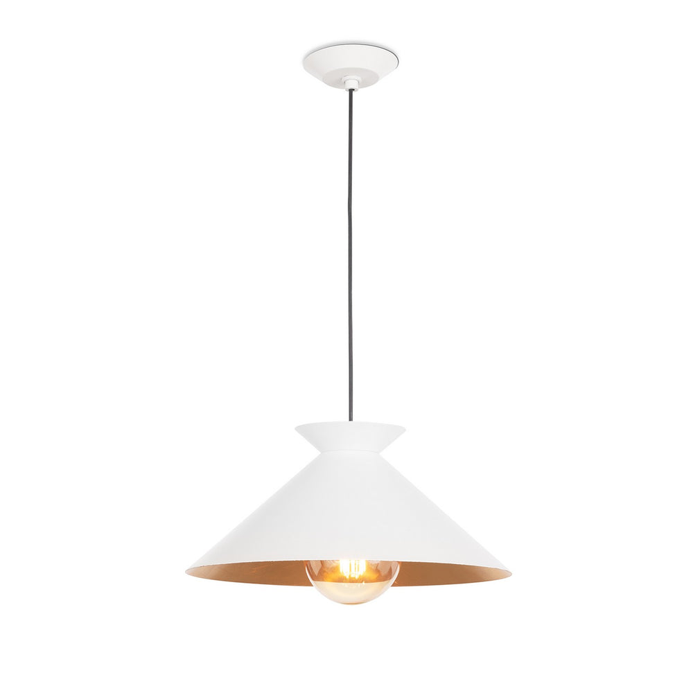 Regina Andrew Canada - One Light Pendant - Viggo - White- Union Lighting Luminaires Decor