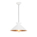 Regina Andrew Canada - One Light Pendant - Viggo - White- Union Lighting Luminaires Decor