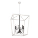 Regina Andrew - Six Light Lantern - Southern Living - Blackened Brass- Union Lighting Luminaires Decor