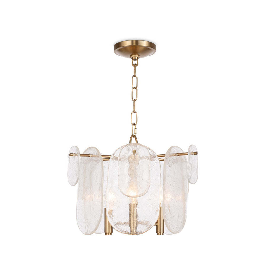 Regina Andrew Canada - Three Light Pendant - Echo - Natural Brass- Union Lighting Luminaires Decor