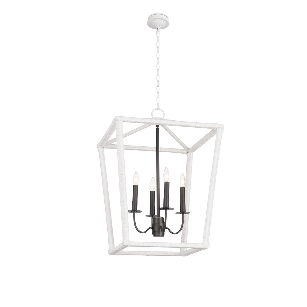 Regina Andrew - Four Light Lantern - Southern Living - Blackened Brass- Union Lighting Luminaires Decor