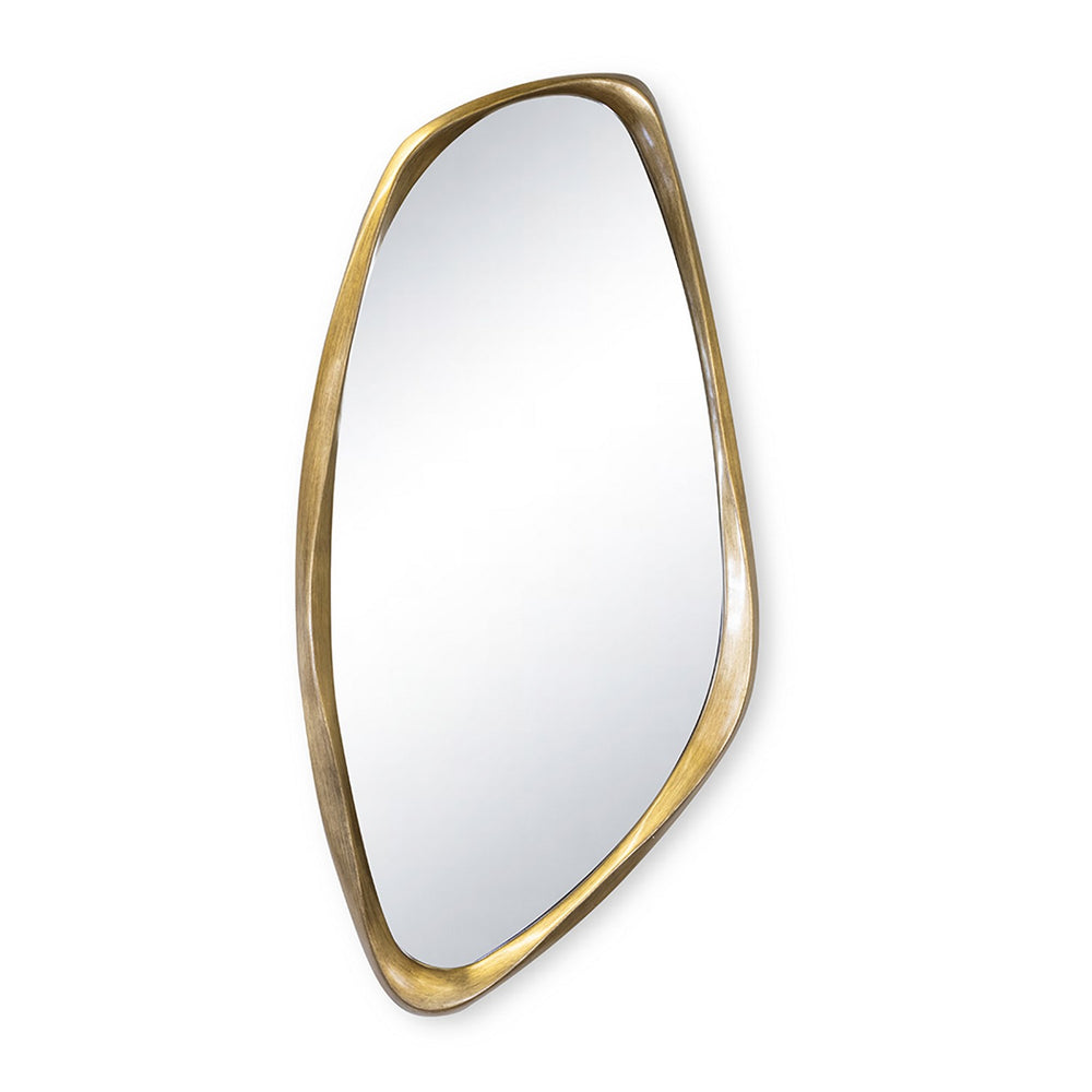 Regina Andrew Canada - Mirror - Galet - Antique Gold Leaf- Union Lighting Luminaires Decor