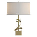 Hubbardton Forge - One Light Table Lamp - Gallery - Modern Brass- Union Lighting Luminaires Decor