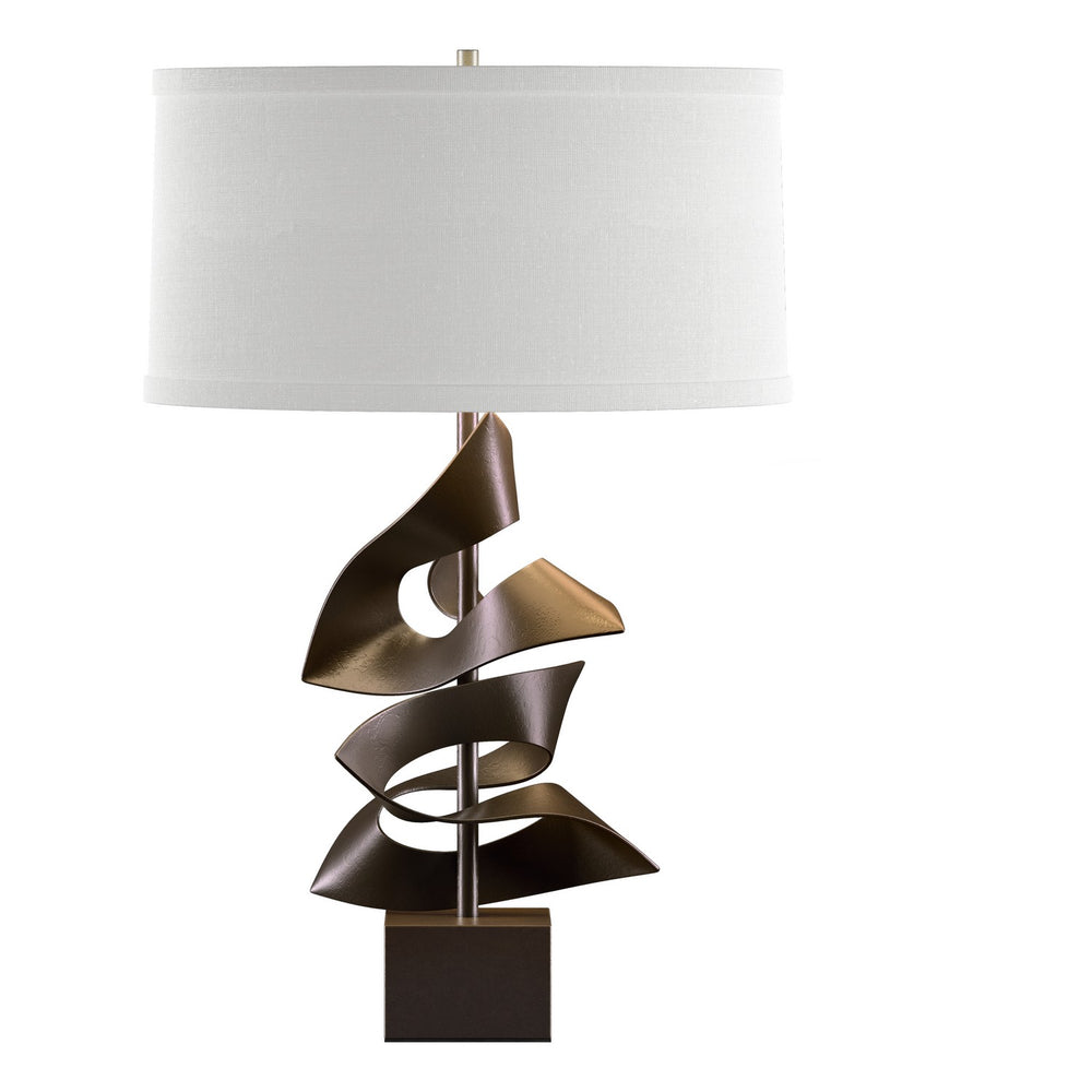 Hubbardton Forge - One Light Table Lamp - Gallery - Bronze- Union Lighting Luminaires Decor