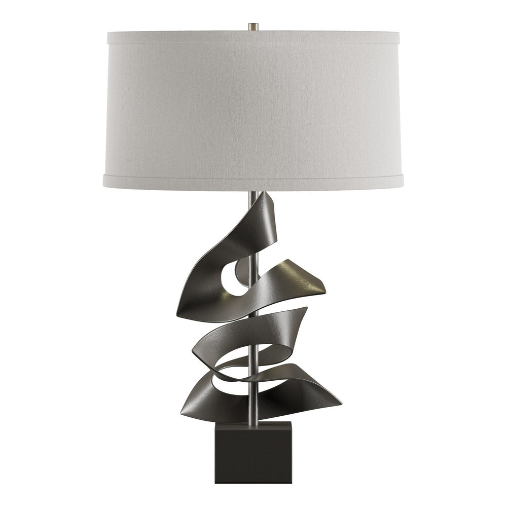 Hubbardton Forge - One Light Table Lamp - Gallery - Dark Smoke- Union Lighting Luminaires Decor