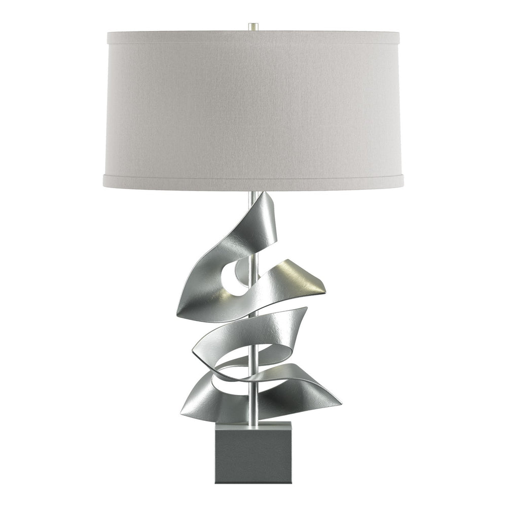 Hubbardton Forge - One Light Table Lamp - Gallery - Vintage Platinum- Union Lighting Luminaires Decor