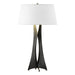 Hubbardton Forge - One Light Table Lamp - Moreau - Black- Union Lighting Luminaires Decor