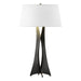 Hubbardton Forge - One Light Table Lamp - Moreau - Black- Union Lighting Luminaires Decor